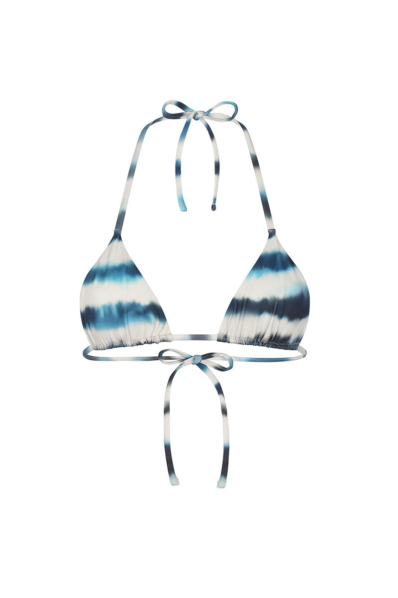 SOL TOP BIKINI IN PRINT AZUL