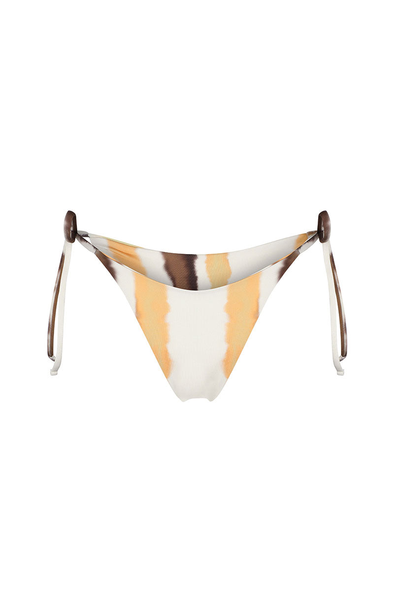 SOL BIKINI BOTTOM FULL COVERAGE IN PRINT NARANJA