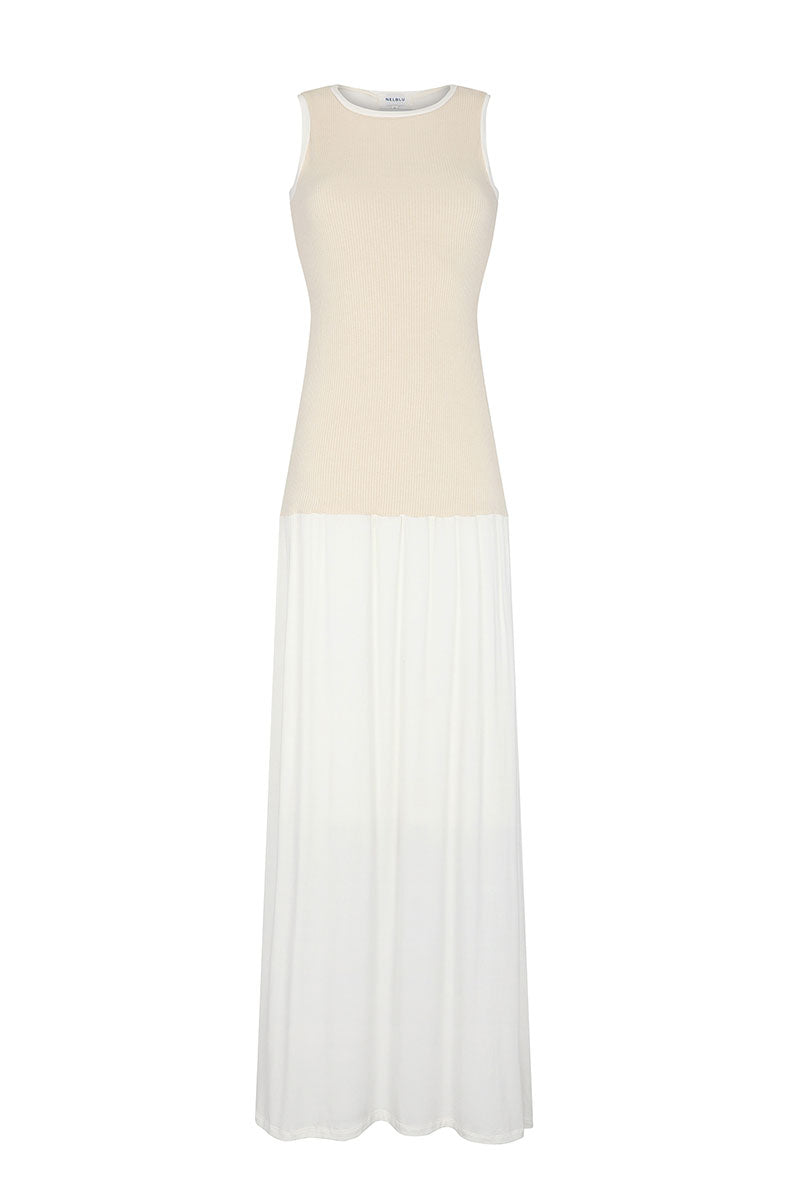 LIZ DRESS IN BEIGE