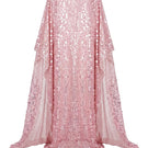 Nur Karaata Palm House maxi dress displayed on ghost mannequin, featuring flowing fabric and tropical-inspired design.