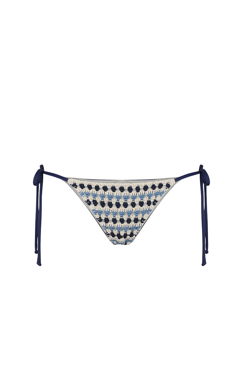 LILI BIKINI BOTTOM IN PRINT AZUL