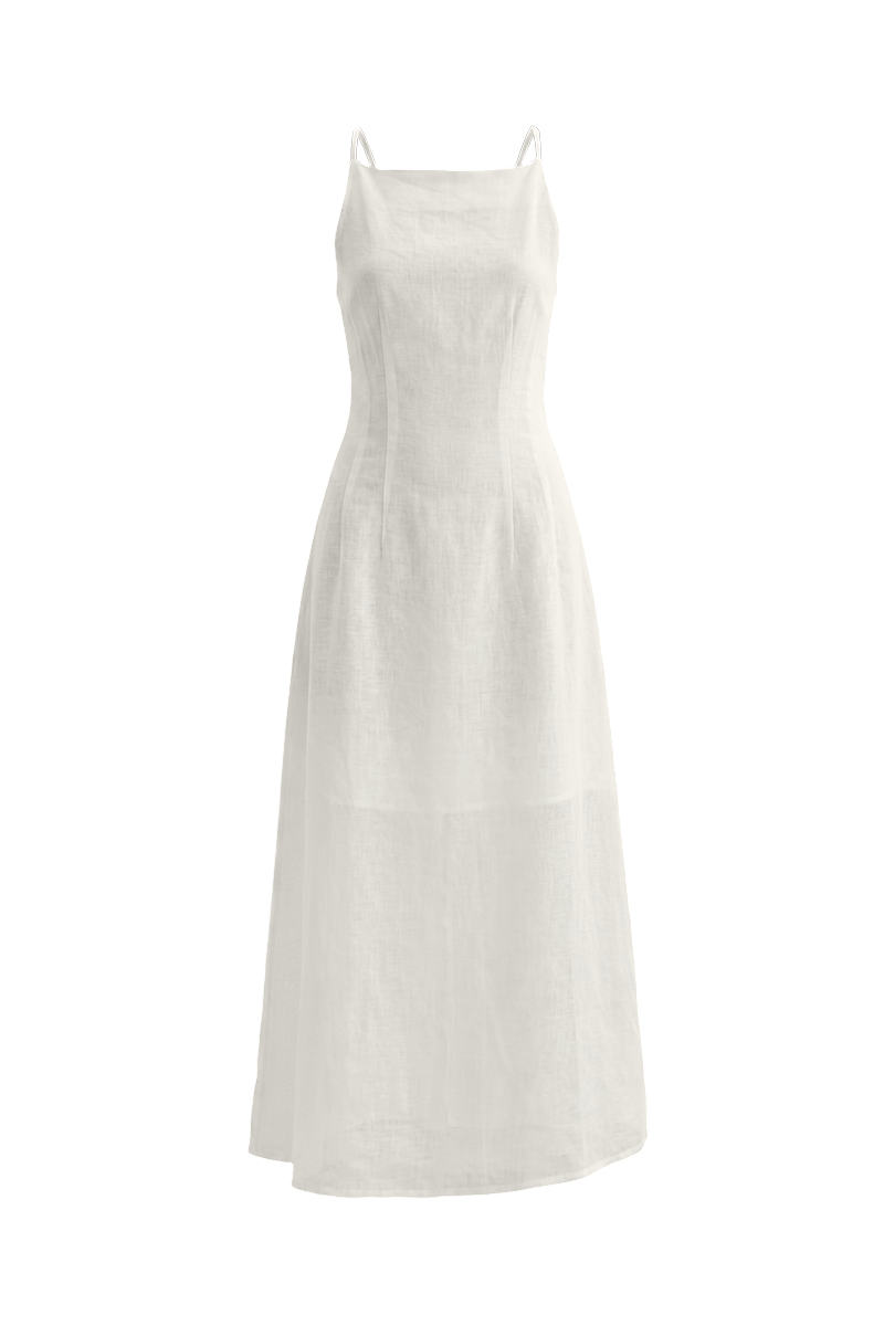 ANNIE DRESS IN BEIGE