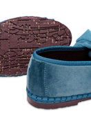 Flabelus Ginevra Blue flats, stylish and comfortable women's shoes, featuring a sleek design in vibrant blue leather.
