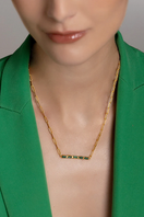 Gold Gloom Necklace by Fenomena featuring a sleek, modern design with a smooth chain and minimalist pendant.
