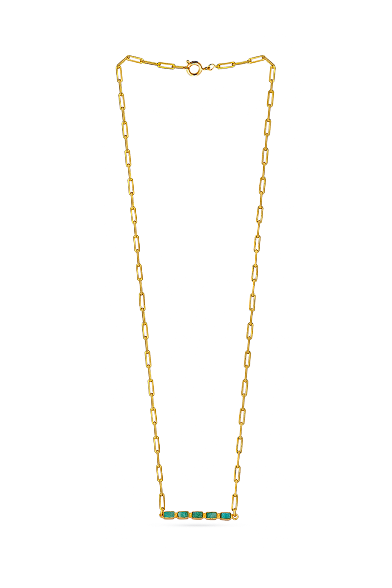 Gold Gloom Necklace by Fenomena featuring a sleek, modern design with a minimalist charm, perfect for everyday wear.