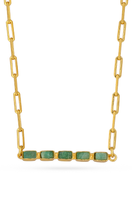 Gold Gloom Necklace by Fenomena featuring a sleek, modern design with intricate detailing on a delicate chain.