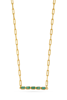 Gold Gloom Necklace by Fenomena featuring an intricate, modern design with a sleek, stylish appearance for everyday wear.