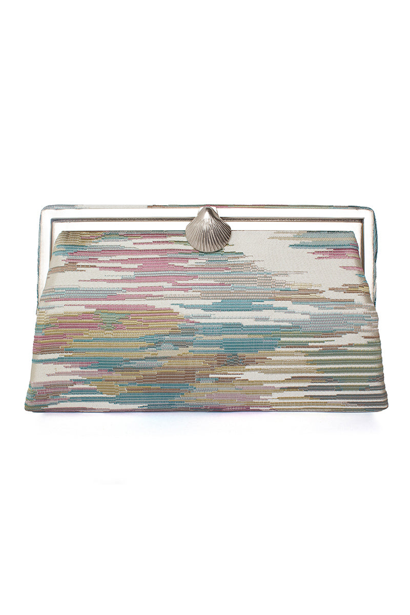 Sarah's Bag pastel clutch purse with elegant design, featuring a soft pastel color and compact style for stylish occasions.