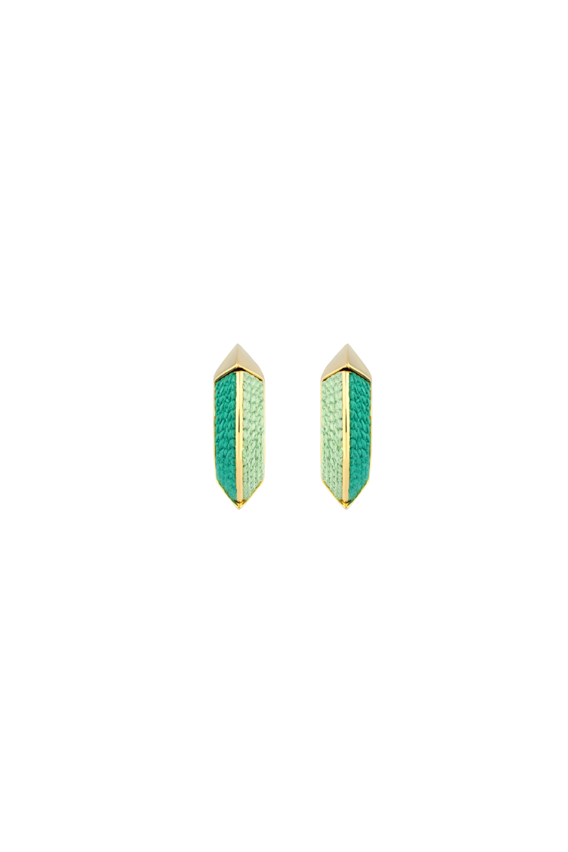 GREEN MEMÓRIA EARRINGS - CULT MIA