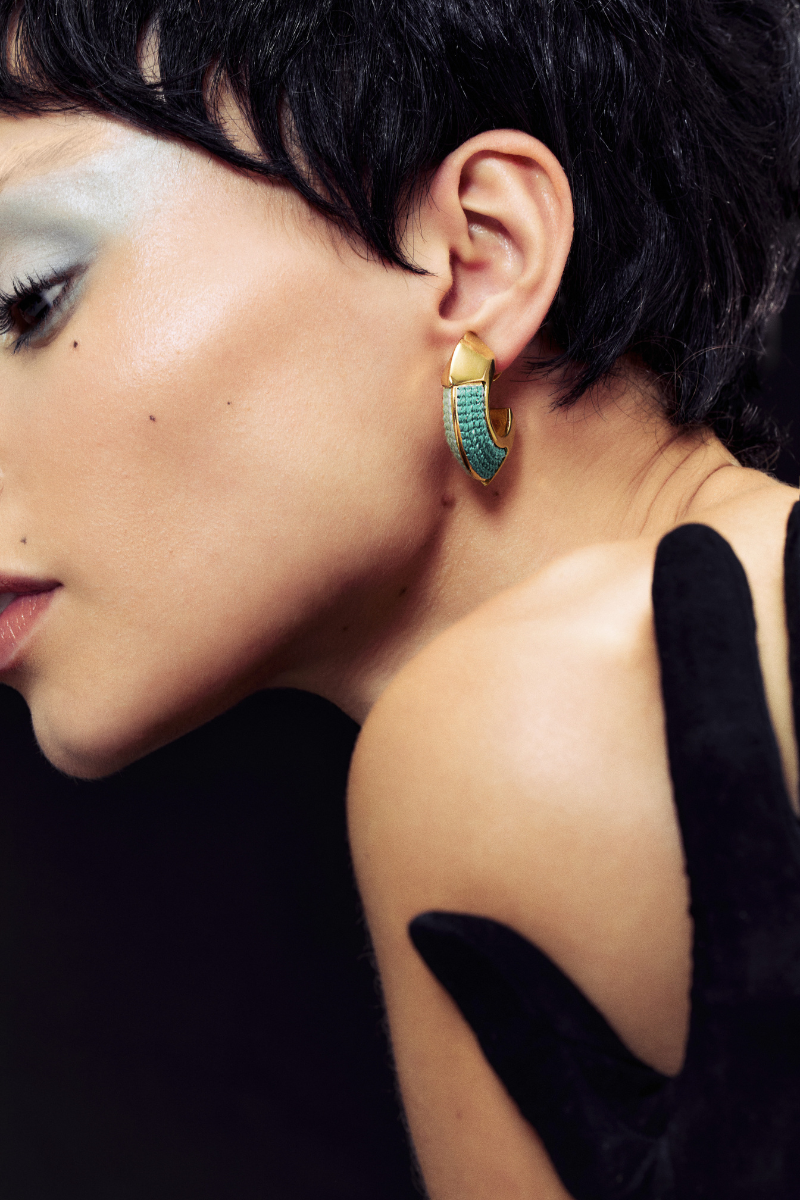 GREEN MEMÓRIA EARRINGS - CULT MIA