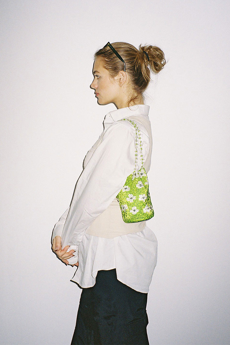 GREEN FLOWER DREAM BAG