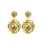 Álvaro Ávila Guardian Bold Drop Earrings in vibrant blue with sleek, modern design and elegant drop style.