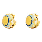 Álvaro Ávila Guardian Sphere Drop Earrings featuring blue spherical design and elegant hanging style.