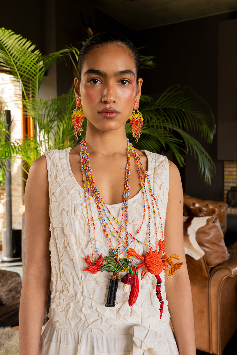 CHILI MOOD NECKLACE IN RED