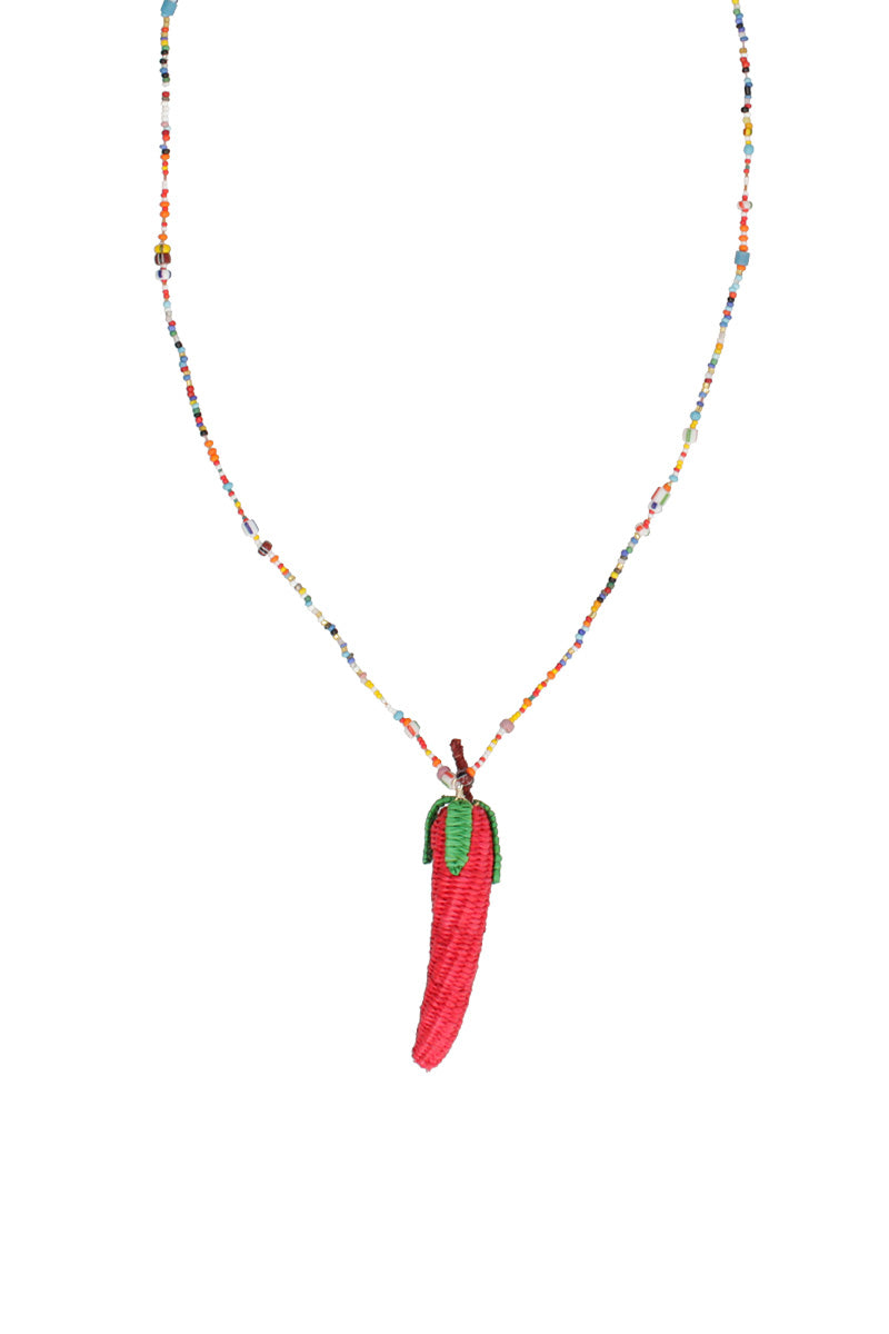 CHILI MOOD NECKLACE IN RED