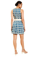 Mestiza New York Havana Mini Dress shown from the back, featuring a stylish, fitted design in lightweight fabric.