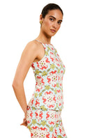 Mestiza New York Havana top shown from the side, featuring a stylish, lightweight blouse with a relaxed fit and subtle detailing.