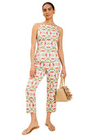 Mestiza New York Havana top paired with Taylor pants, front view showcasing stylish neckline and fabric details.