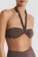 Seaquelle Heliotop and Haven bikini bottoms in nougat color, featuring a stylish and comfortable swimwear design.