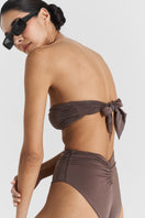 Seaquelle Heliotop and Haven bikini bottoms in Nougat, featuring a stylish and comfortable swimwear design.