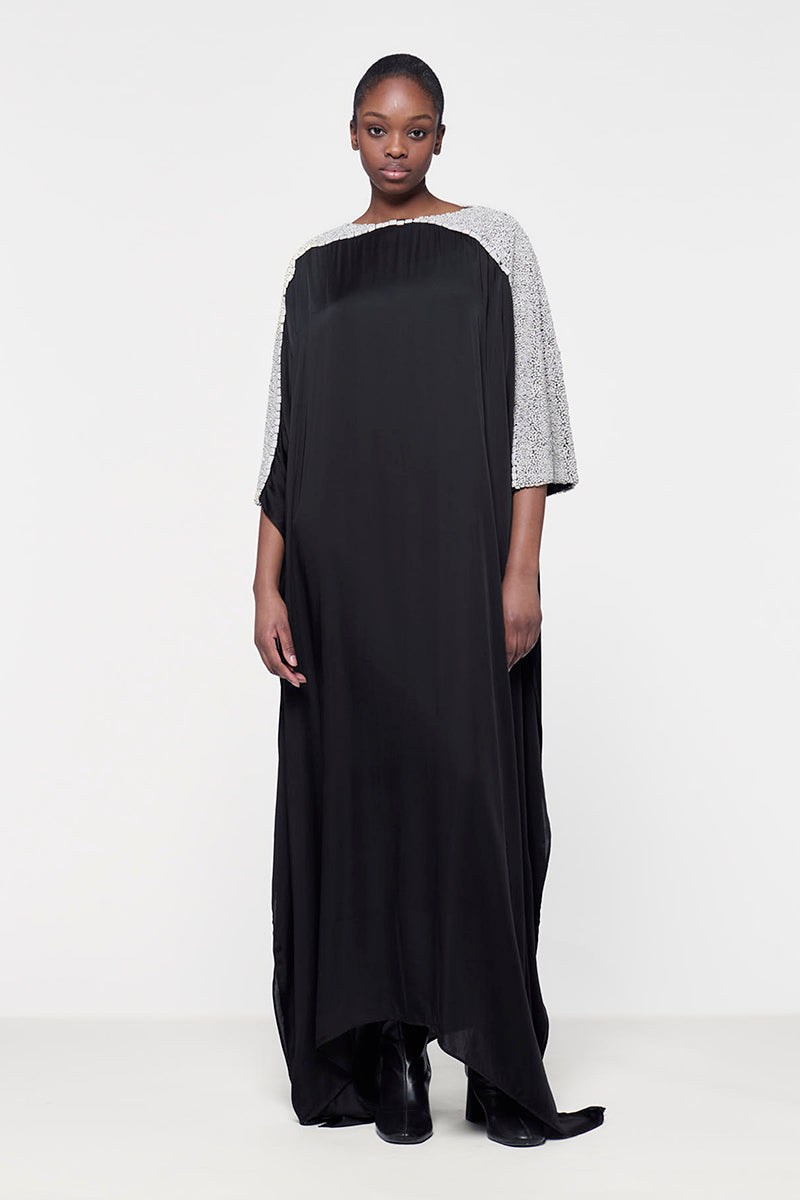 JEWELED SHOULDER CAPE