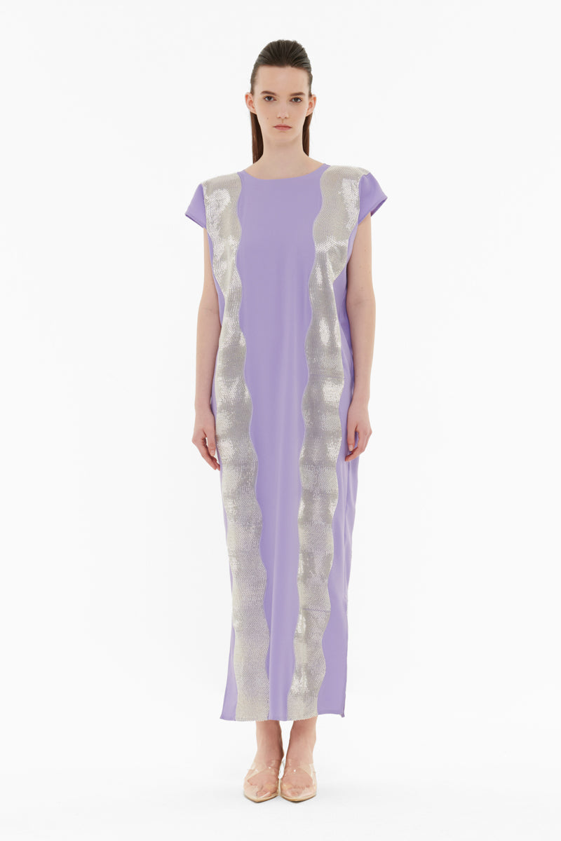 EMBROIDERED WAVE KAFTAN - CULT MIA