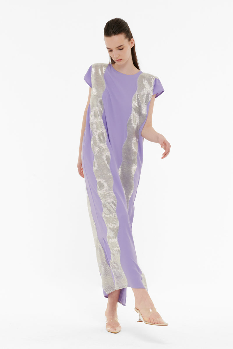 EMBROIDERED WAVE KAFTAN - CULT MIA