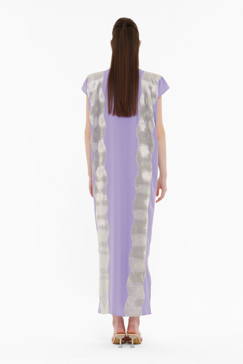 EMBROIDERED WAVE KAFTAN - CULT MIA