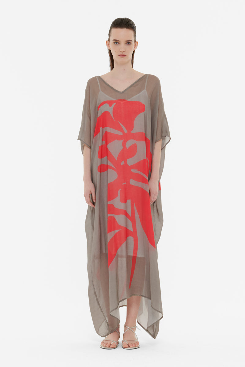 FLORAL PRINTED KAFTAN - CULT MIA