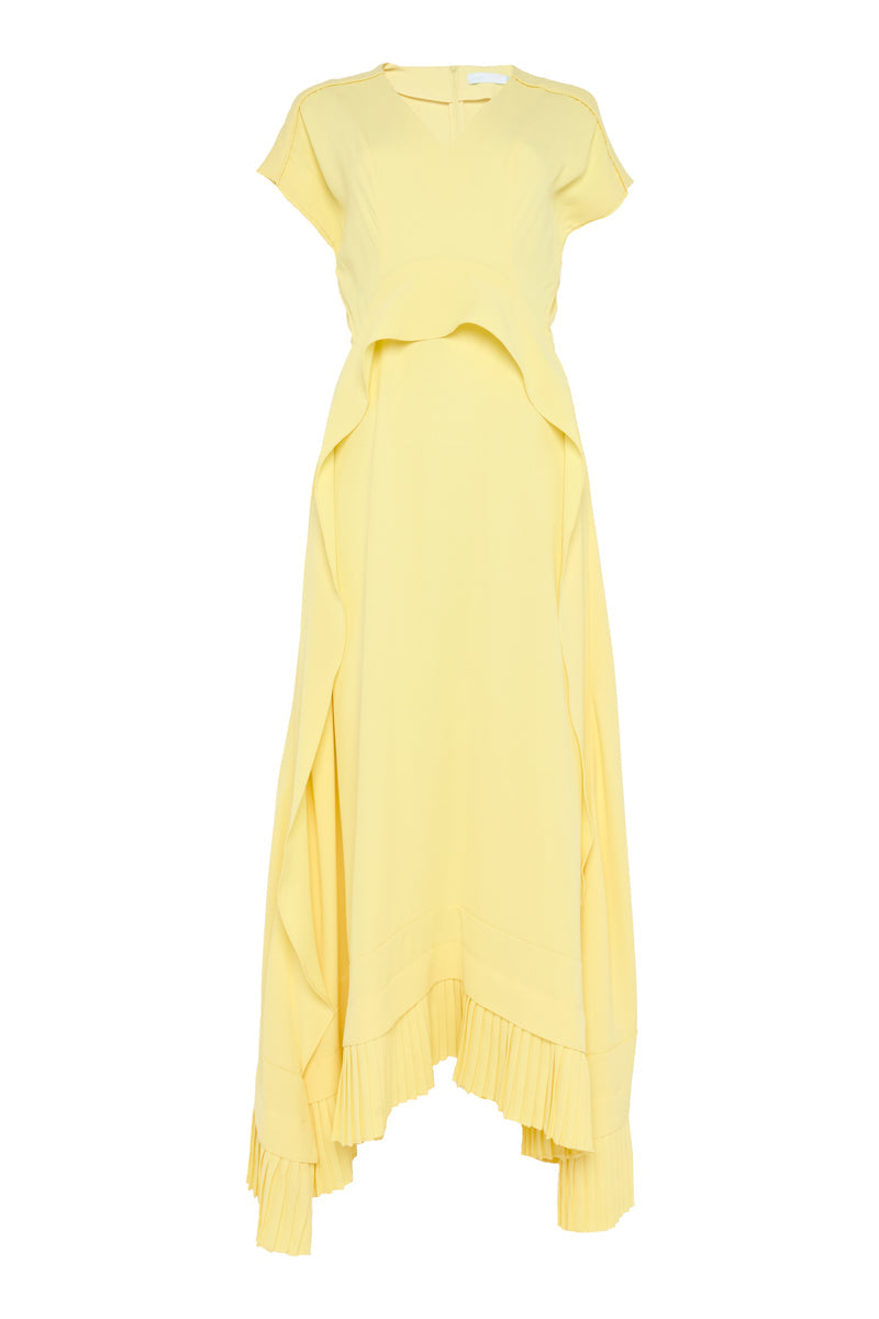 FRILLED PANELLED DRESS - CULT MIA
