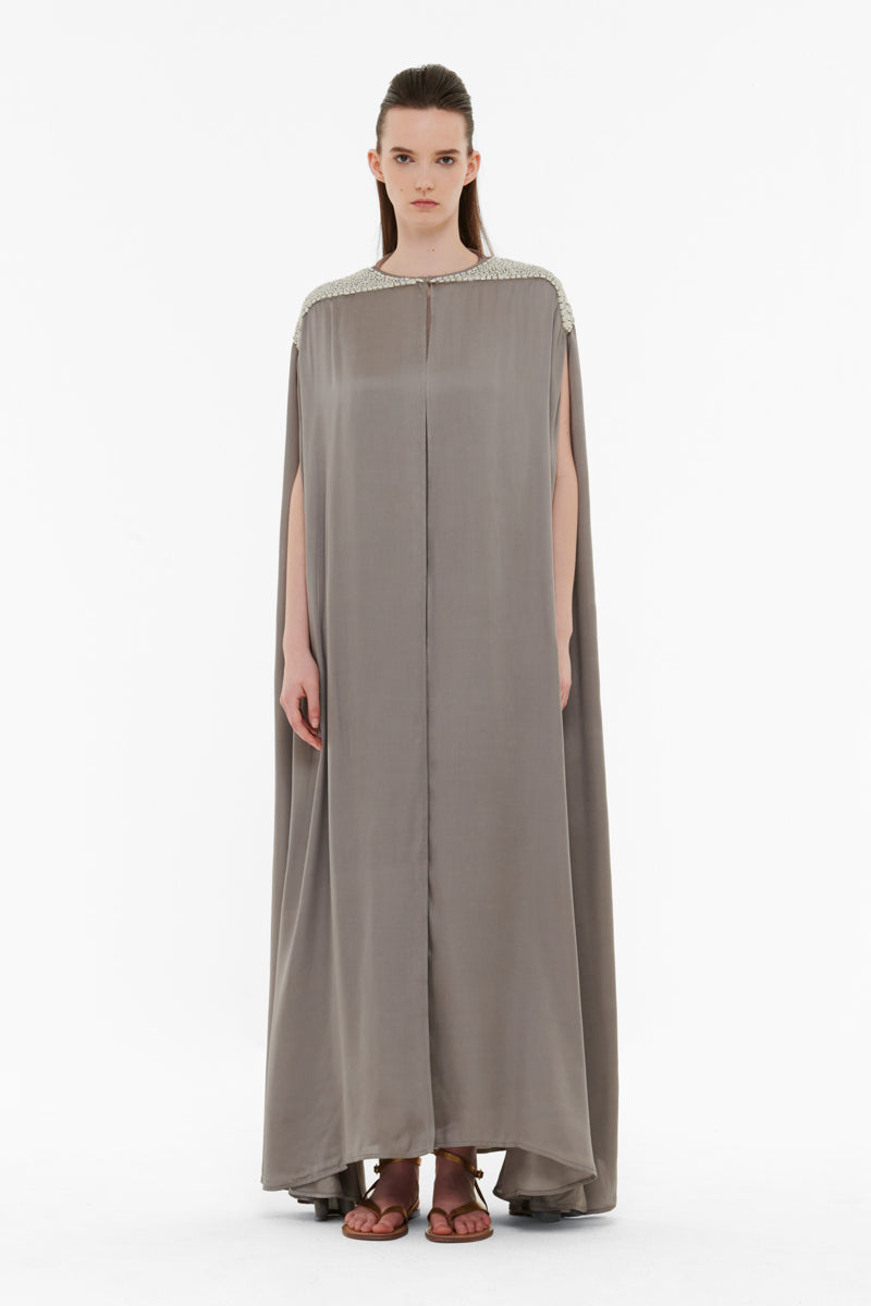 EMBELLILSHED SHOULDER KAFTAN - CULT MIA