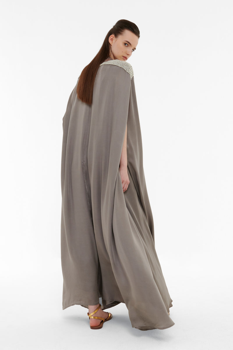 EMBELLILSHED SHOULDER KAFTAN - CULT MIA