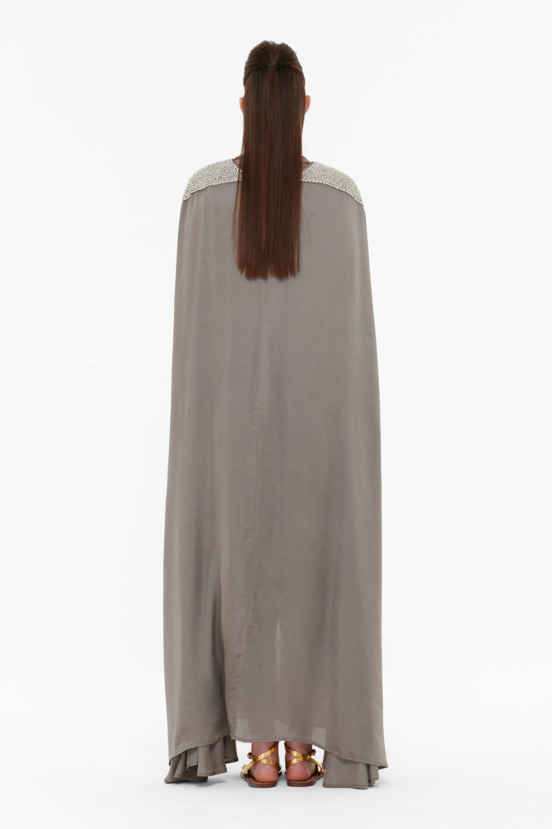 EMBELLILSHED SHOULDER KAFTAN - CULT MIA