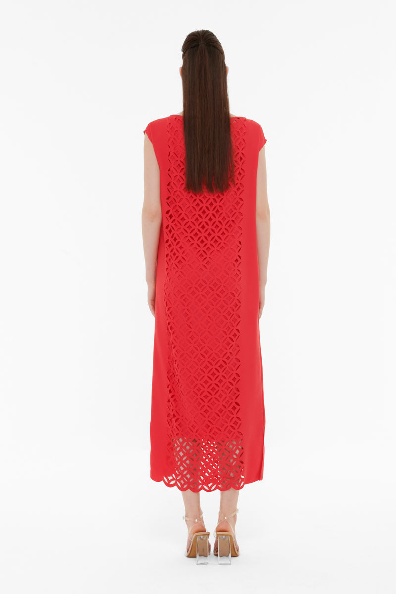 LASER-CUT MAXI DRESS - CULT MIA