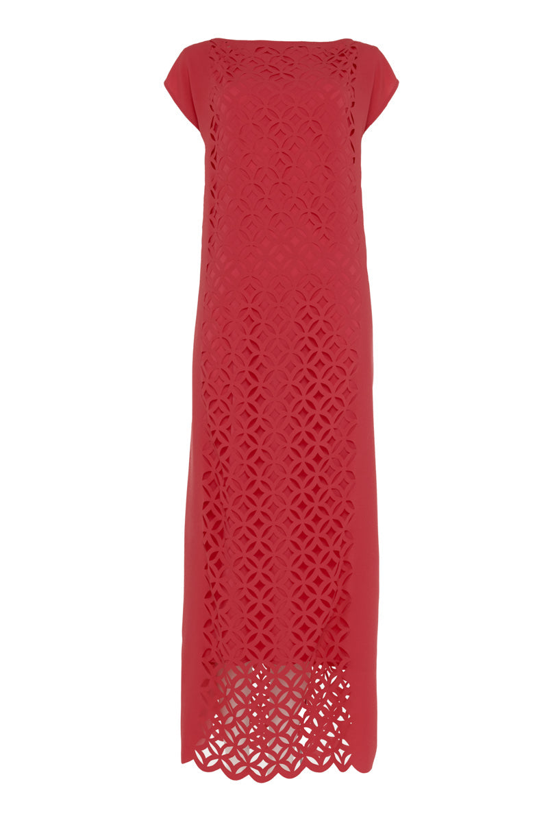 LASER-CUT MAXI DRESS - CULT MIA