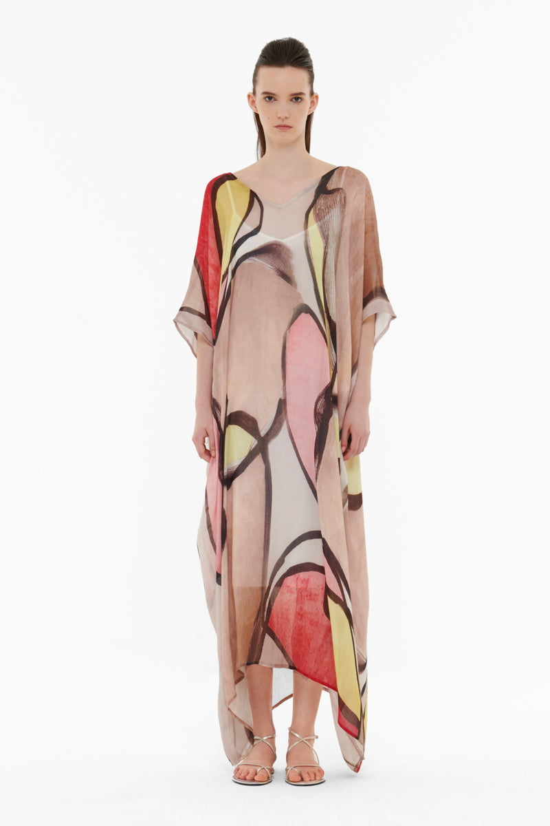 PRINTED MAXI KAFTAN - CULT MIA