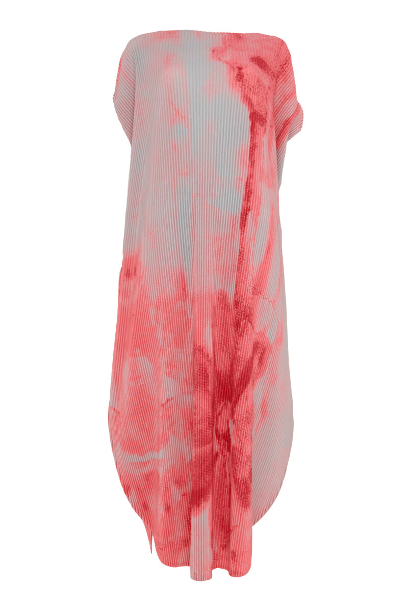 PRINTED PLISSE KAFTAN - CULT MIA