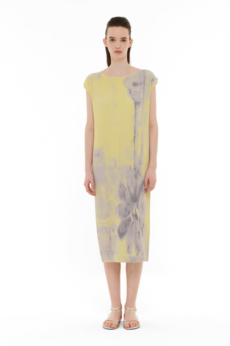 PRINTED PLISSE DRESS - CULT MIA