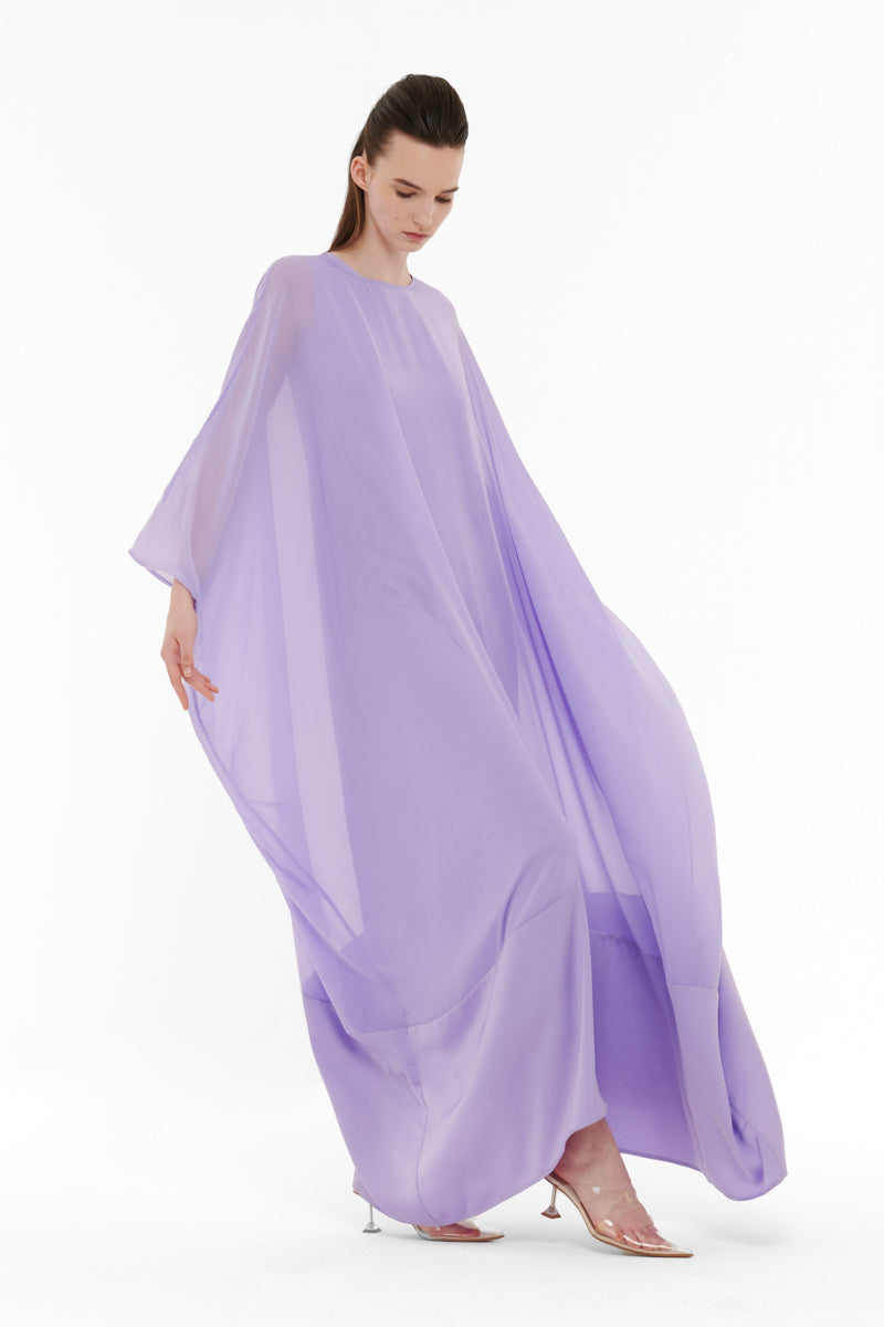 SATIN FLOWY KAFTAN - CULT MIA