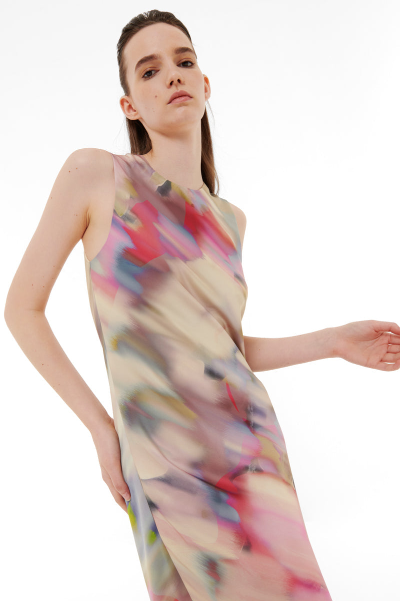 SLINKY PRINTED DRESS - CULT MIA