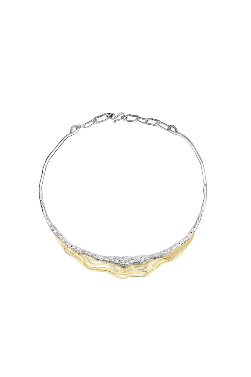 Elegant Jude Benhalim Harmonia Necklace featuring intricate chain design and subtle pendant, perfect for stylish accessorizing.