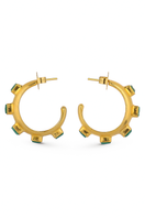 Gold Havana Glow earrings by Fenomena featuring stylish, lightweight design with a vibrant glow finish.