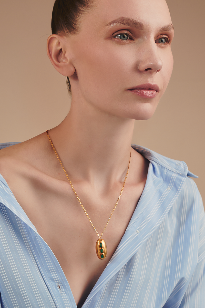 HAVANA GLOW LONG NECKLACE - CULT MIA