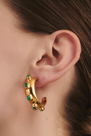 Gold Havana Glow earrings by Fenomena featuring a stylish, luminous design perfect for elegant or casual wear.