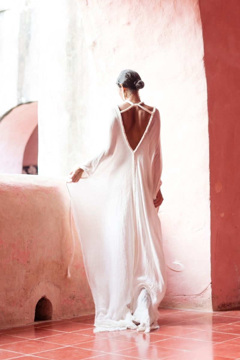 Kasia Kulenty HELENA KAFTAN IN NUDE | Cult Mia Kasia Kulenty HELENA KAFTAN IN NUDE | Cult Mia