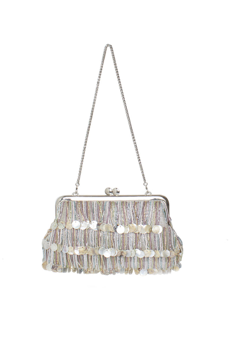TASSELS PASTEL HOLD ME CLUTCH - CULT MIA