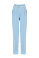 Blue IKINITA Sun Pants featuring a relaxed fit and stylish design, perfect for casual wear and comfortable everyday style.