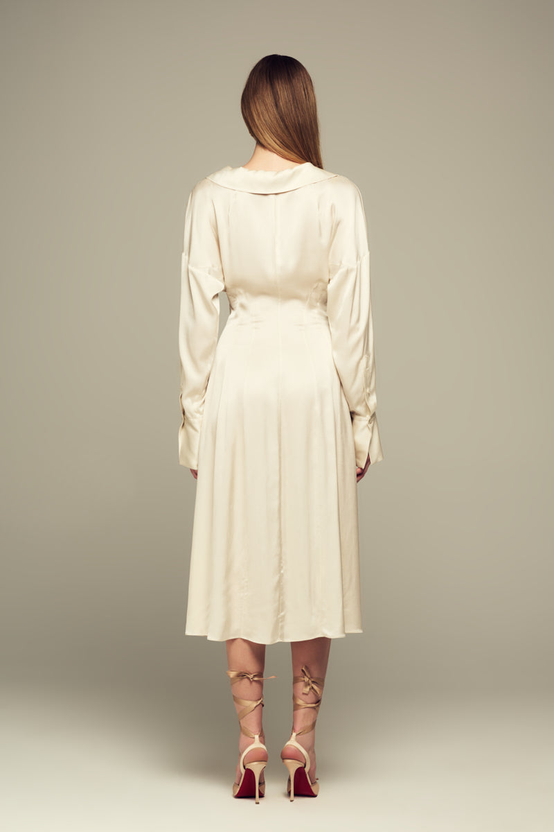 designer maxi shirt dress Palmer Palm Leaf Maxi Shirt Dress