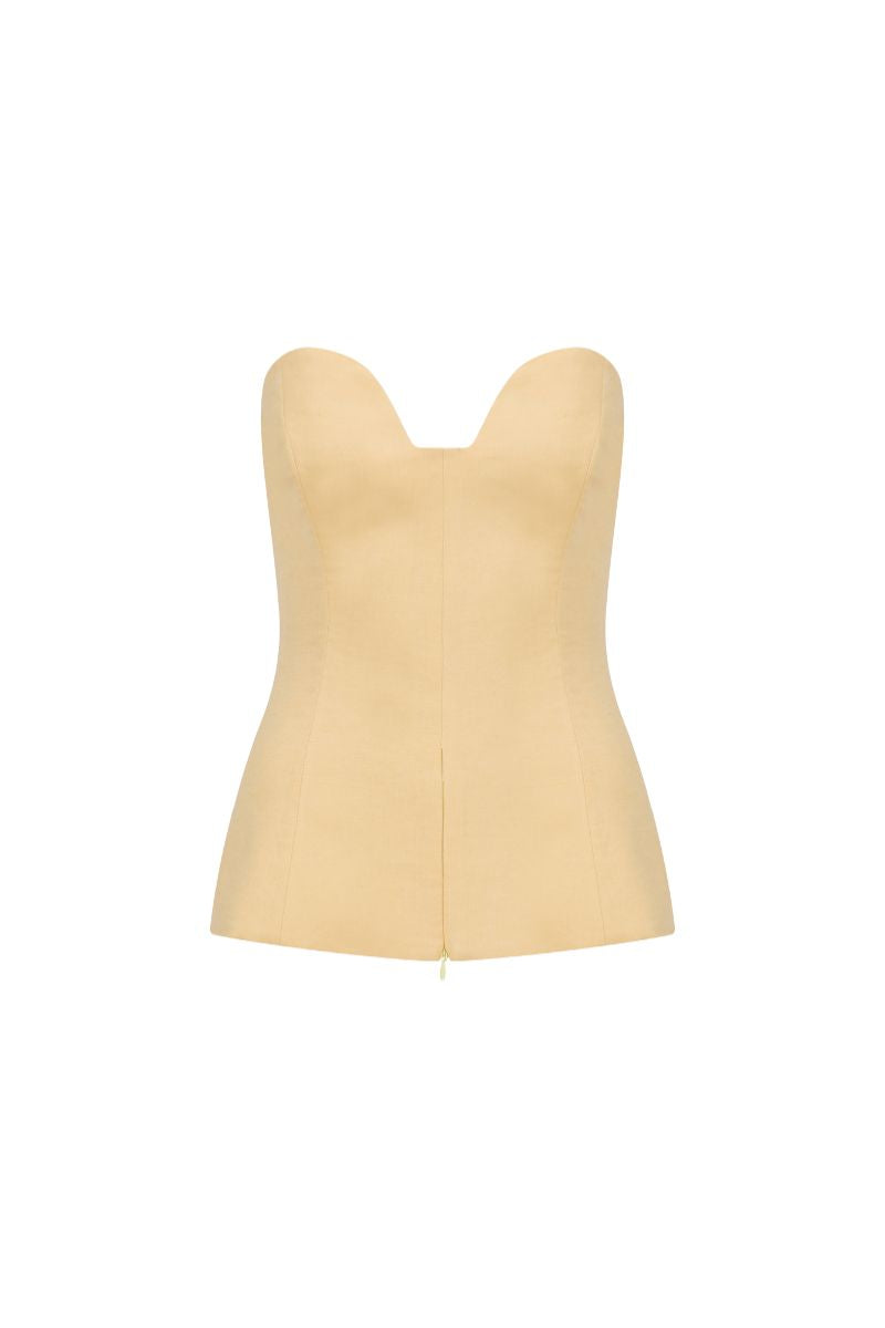 EVA TOP IN YELLOW - CULT MIA