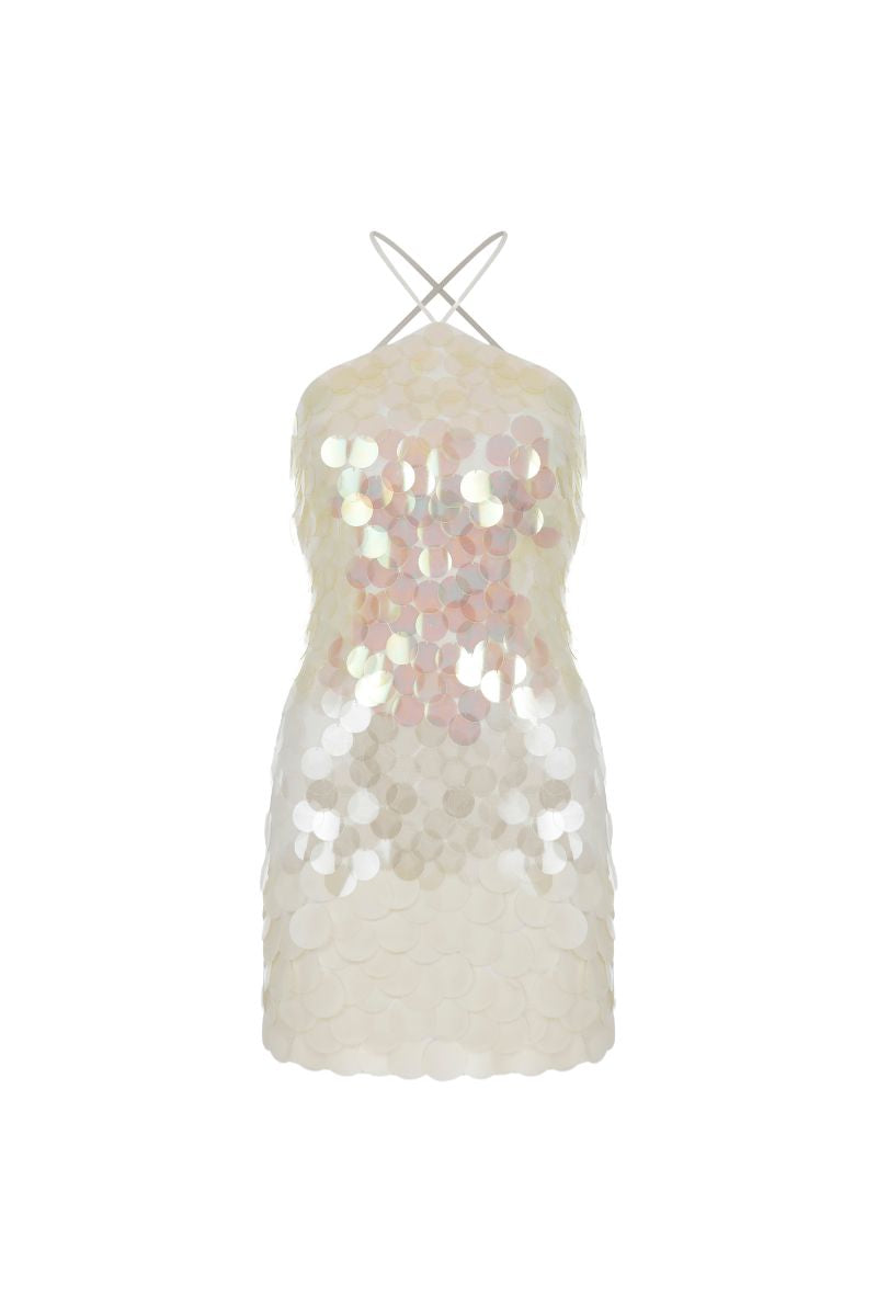 VERONICA DRESS IN BEIGE - CULT MIA